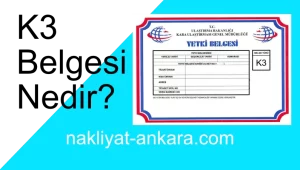 k3 belgesi